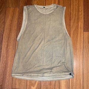 Tan Lululemon lightweight tank top
